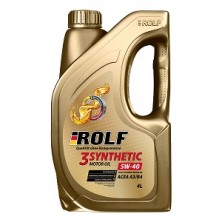 ROLF Масло 3-Synthetic 5w-40 ACEA A3/B4 синтет.(канистра 4л.)
