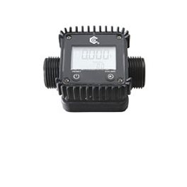 Электронный счетчик для AdBlue, 8-110 л/мин, стальной адаптер 1 BSP (FF)