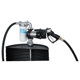 Drum EX50 12V ATEX - Бочковой ком-кт для бензина э/насос, фильтр, мех.пист., каб. питания, 50 л/мин