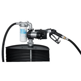Drum EX50 12V ATEX - Бочковой ком-кт для бензина э/насос, фильтр, авт.пист., каб. питания, 50 л/мин