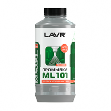 LAVR Промывка системы впрыска бензинового двигателя ML101 c раскоксовывающим действием, 1л