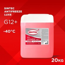 Sintec Antifreeze Luxe G12+ red (-40)канистра 20 кг.