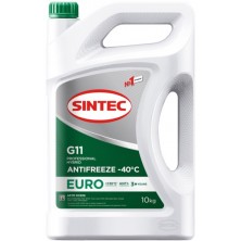 Sintec Antifreeze Euro G11 green (-40) 10 кг.