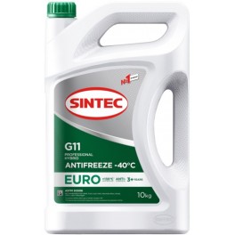 Sintec Antifreeze Euro G11 green (-40) 10 кг.