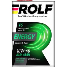ROLF Energy SAE 10w-40 ACEA A3/B4  API SL/CF п/синт (кан. 1л.)